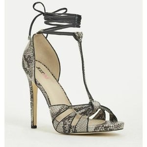 Open Toe Strappy Sandal Heel